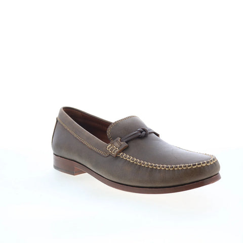 T.B. Phelps 30-0510 Mens Brown Leather Loafers & Slip Ons Casual Shoes