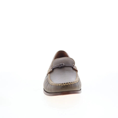T.B. Phelps 30-0510 Mens Brown Leather Loafers & Slip Ons Casual Shoes