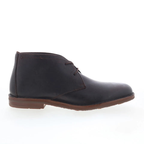 T.B. Phelps 30-2162 Mens Brown Leather Lace Up Chukkas Boots