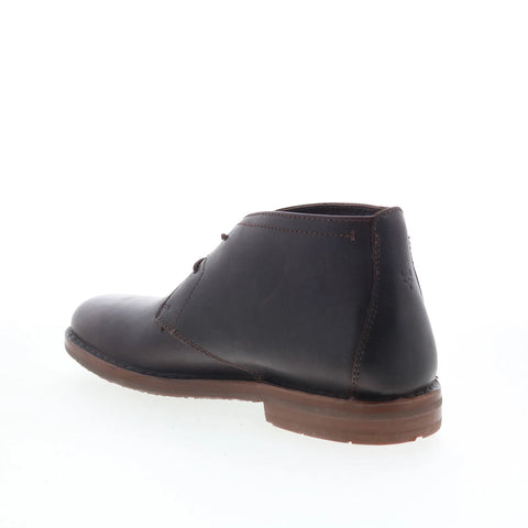 T.B. Phelps 30-2162 Mens Brown Leather Lace Up Chukkas Boots