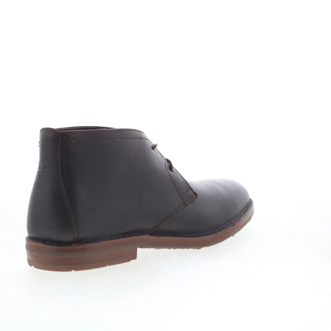 T.B. Phelps 30-2162 Mens Brown Leather Lace Up Chukkas Boots