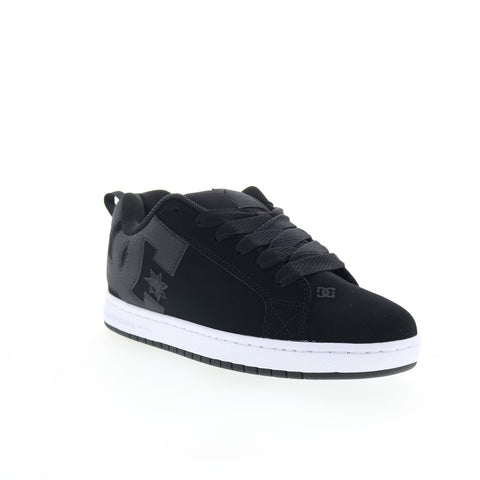 DC Court Graffik 300529-BLW Mens Black Nubuck Skate Inspired Sneakers Shoes