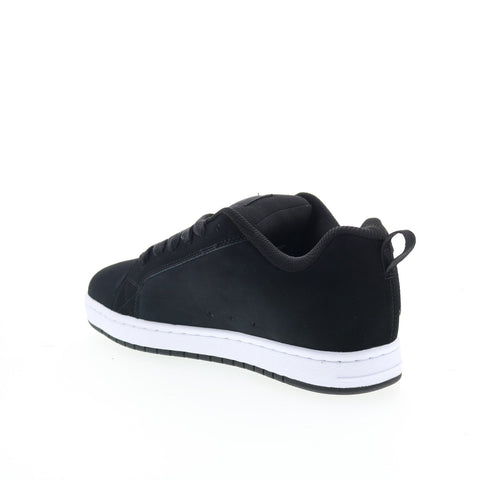 DC Court Graffik 300529-BLW Mens Black Nubuck Skate Inspired Sneakers Shoes