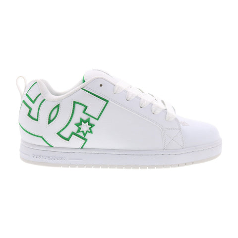 DC Court Graffik 300529-WG4 Mens White Skate Inspired Sneakers Shoes