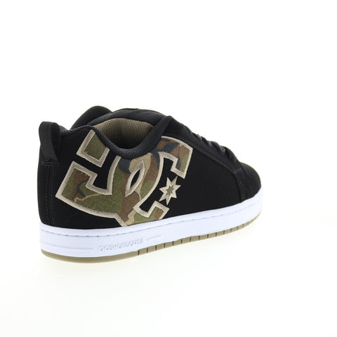 DC Court Graffik 300529-XKKG Mens Black Skate Inspired Sneakers Shoes