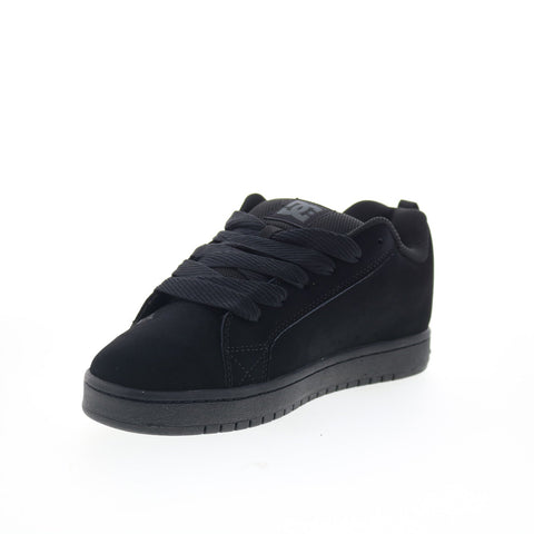DC Court Graffik 300529-XKSK Mens Black Nubuck Skate Inspired Sneakers Shoes