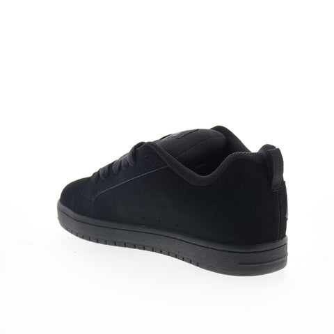 DC Court Graffik 300529-XKSK Mens Black Nubuck Skate Inspired Sneakers Shoes