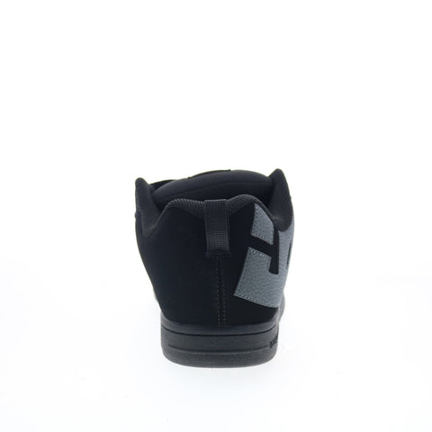 DC Court Graffik 300529-XKSK Mens Black Nubuck Skate Inspired Sneakers Shoes