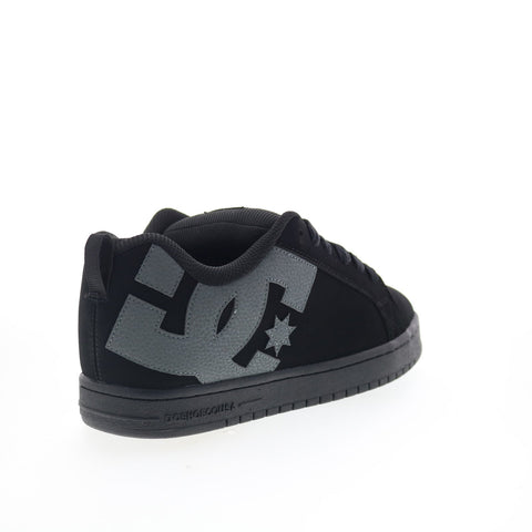 DC Court Graffik 300529-XKSK Mens Black Nubuck Skate Inspired Sneakers Shoes