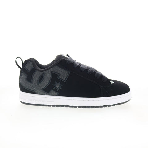 DC Court Graffik 300529 Mens Black Nubuck Lifestyle Sneakers Shoes