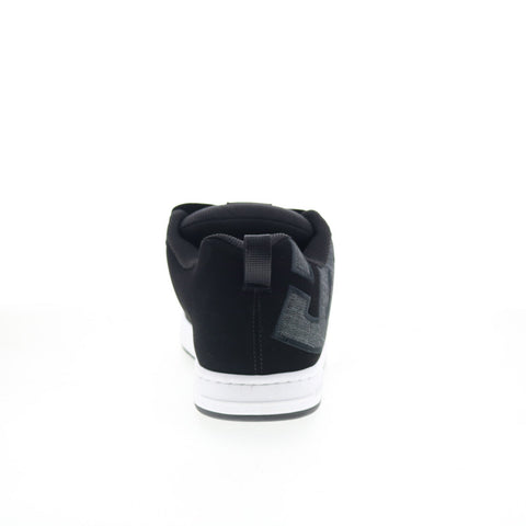 DC Court Graffik 300529 Mens Black Nubuck Lifestyle Sneakers Shoes