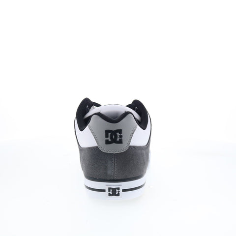 DC Pure 300660-XSSW Mens Gray Suede Skate Inspired Sneakers Shoes