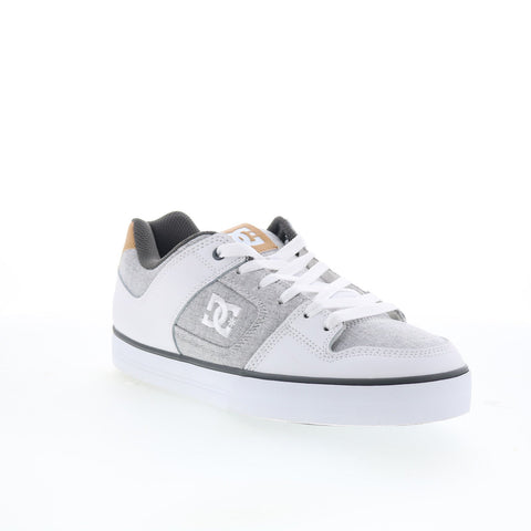 DC Pure 300660-XSWS Mens White Leather Skate Inspired Sneakers Shoes