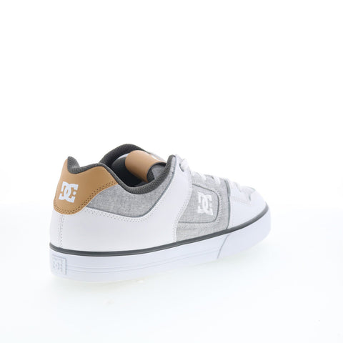 DC Pure 300660-XSWS Mens White Leather Skate Inspired Sneakers Shoes