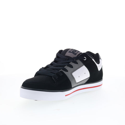 DC Pure 300660-XWKR Mens Black Nubuck Skate Inspired Sneakers Shoes