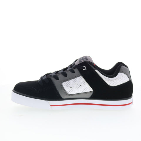 DC Pure 300660-XWKR Mens Black Nubuck Skate Inspired Sneakers Shoes