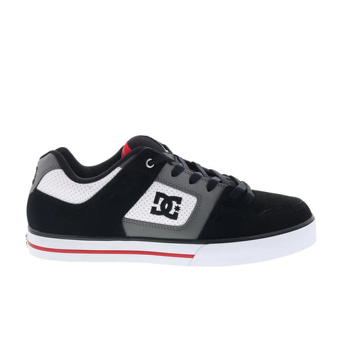 DC Pure 300660-XWKR Mens Black Nubuck Skate Inspired Sneakers Shoes