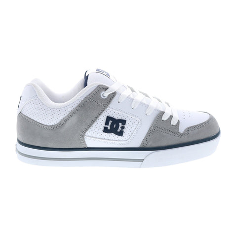 DC Pure 300660-XWSS Mens White Leather Skate Inspired Sneakers Shoes