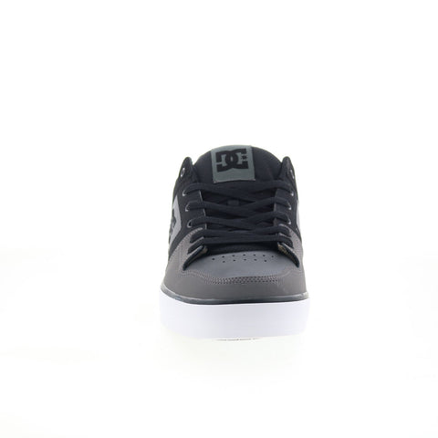 DC Pure 300660 Mens Gray Nubuck Lace Up Skate Inspired Sneakers Shoes