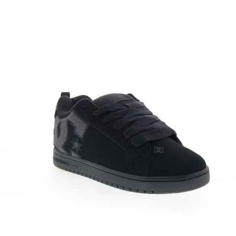 DC Court Graffik SE 300927-BHE Mens Black Skate Inspired Sneakers Shoes