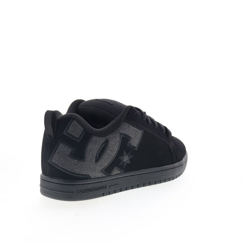 DC Court Graffik SE 300927-BHE Mens Black Skate Inspired Sneakers Shoes