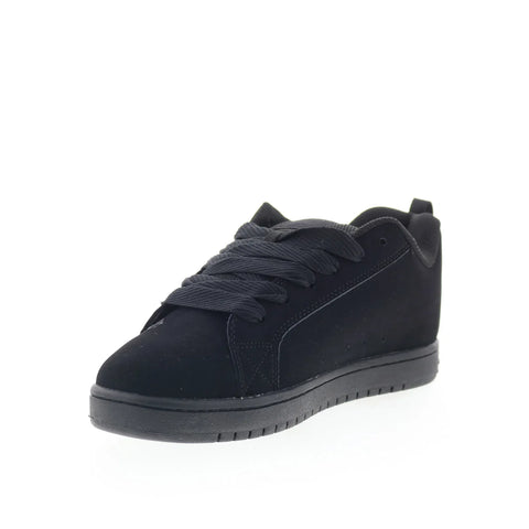 DC Court Graffik SE 300927-KDW Mens Black Skate Inspired Sneakers Shoes
