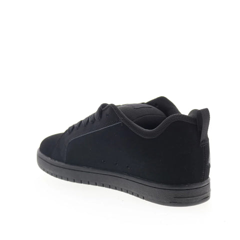 DC Court Graffik SE 300927-KDW Mens Black Skate Inspired Sneakers Shoes