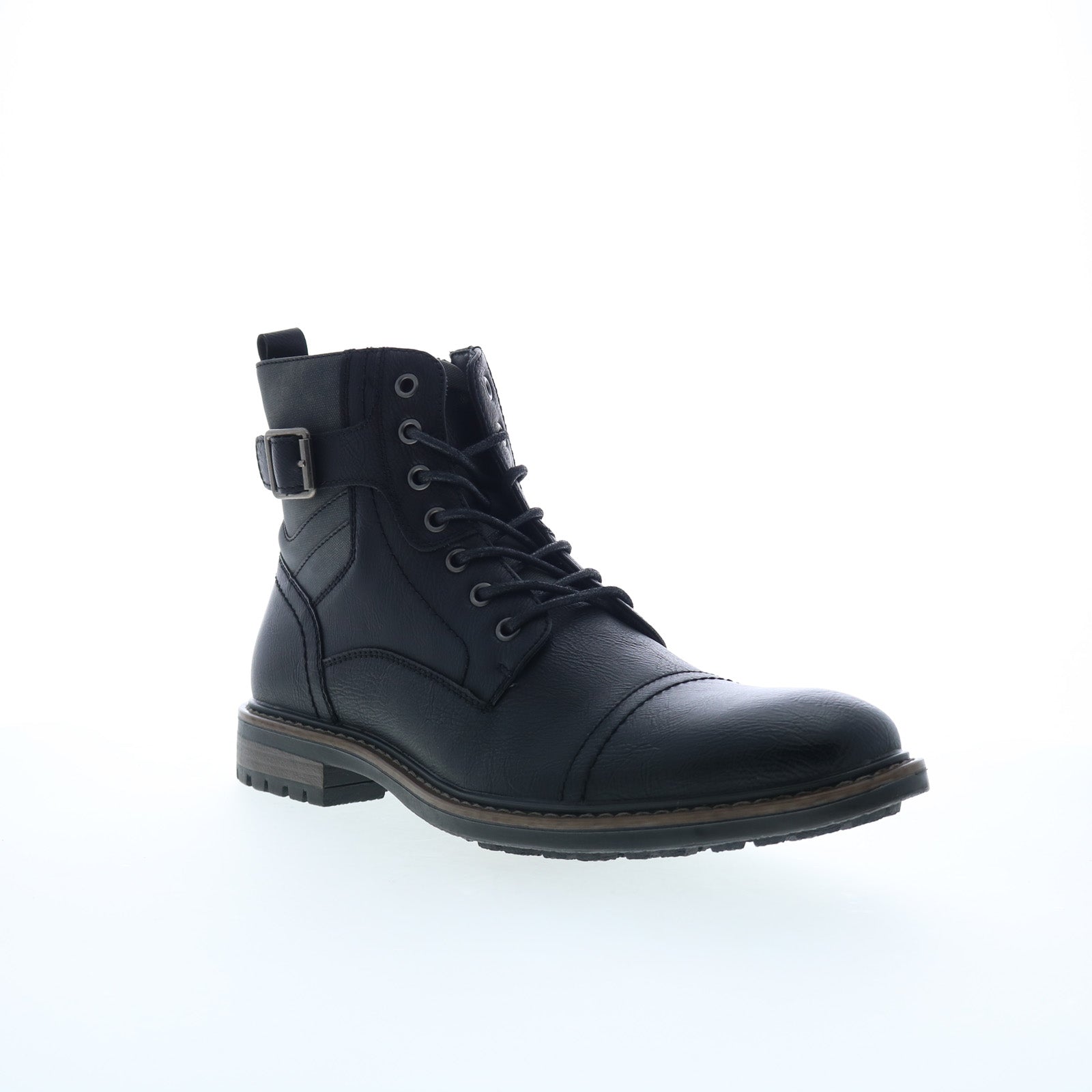 Gordon Rush Black Leather Laced Ankle Boots Mens size 8 Chester – Gordon Rush main image 2