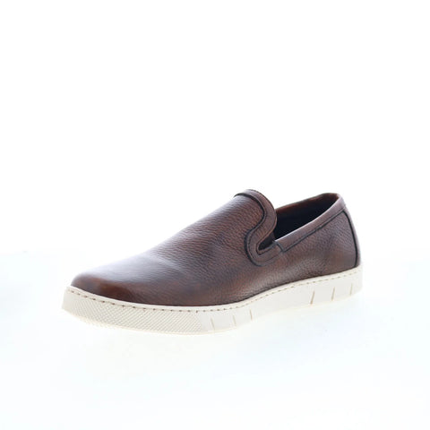 T.B. Phelps 3015-32-2668 Mens Brown Leather Loafers & Slip Ons Casual Shoes