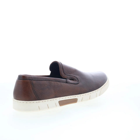 T.B. Phelps 3015-32-2668 Mens Brown Leather Loafers & Slip Ons Casual ...