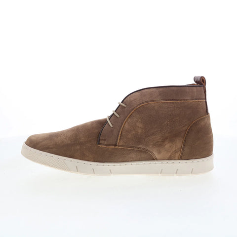T.B. Phelps 3017-9-100 Mens Brown Leather Lace Up Chukkas Boots