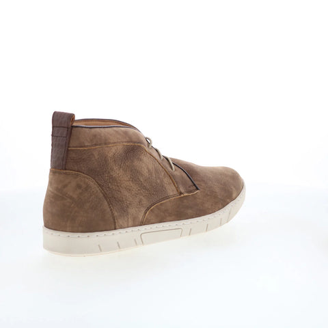 T.B. Phelps 3017-9-100 Mens Brown Leather Lace Up Chukkas Boots