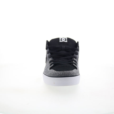 DC Pure XE 301722 Mens Black Canvas Lace Up Skate Inspired Sneakers Shoes