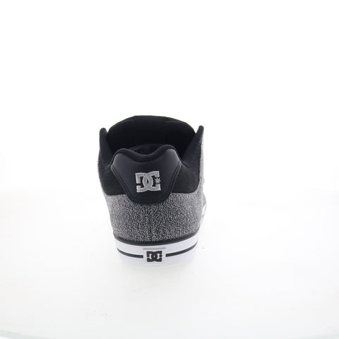 DC Pure XE 301722 Mens Black Canvas Lace Up Skate Inspired Sneakers Shoes