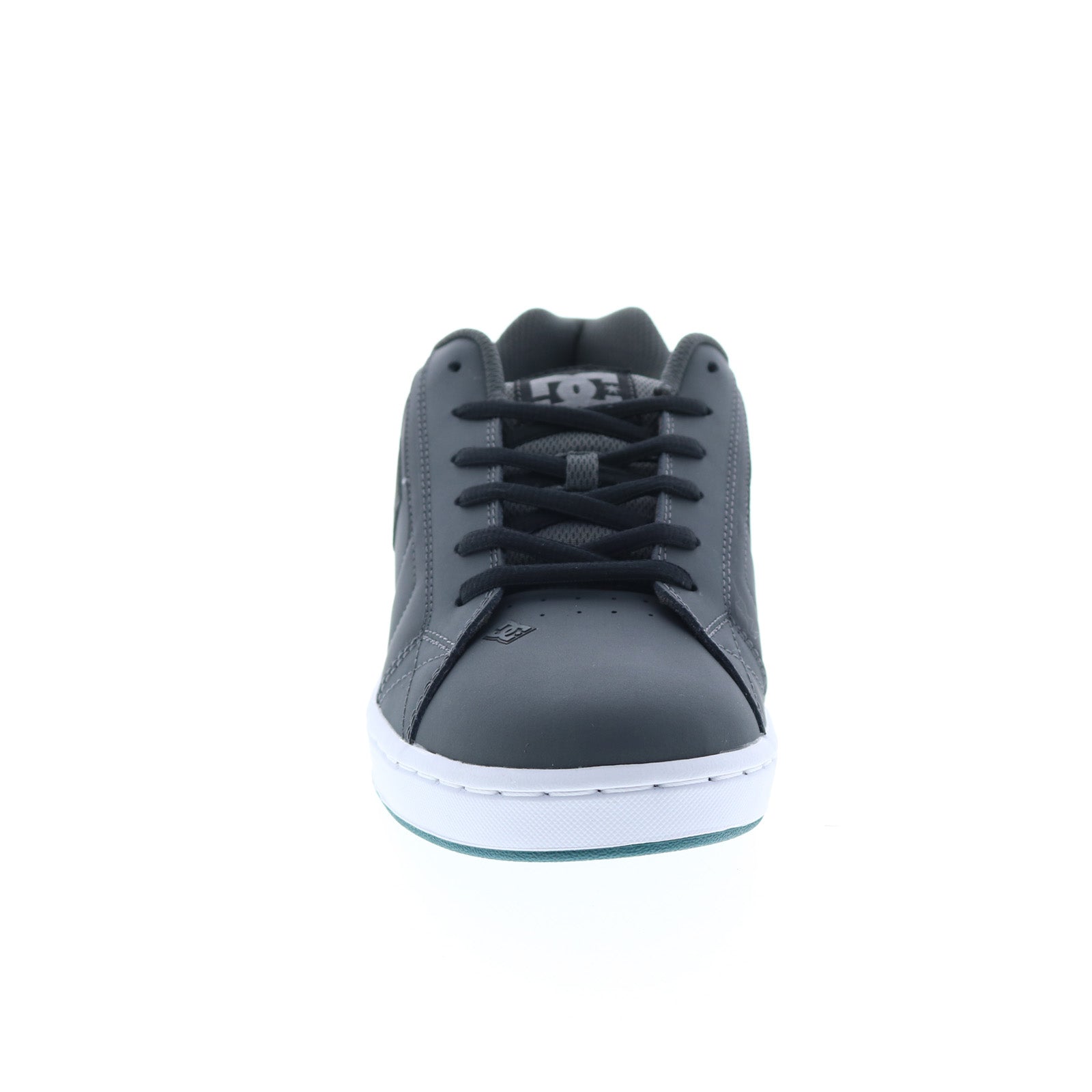 刹那0619 DC Net 302361-BLG Mens Black Nubuck Lace Up Skate Inspired
