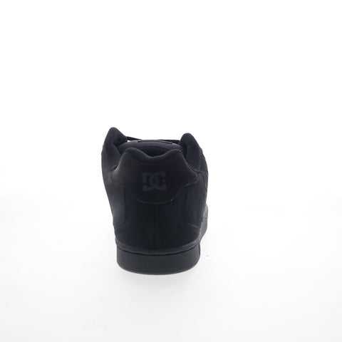 DC Net 302361 Mens Black Nubuck Skate Inspired Sneakers Shoes