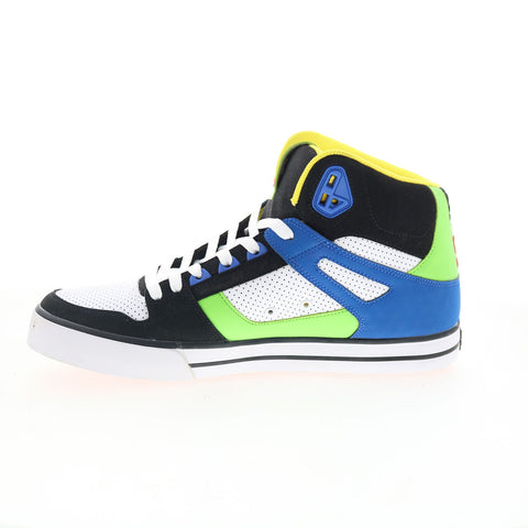 DC Spartan High WC 302523 Mens White Nubuck Skate Inspired Sneakers Shoes