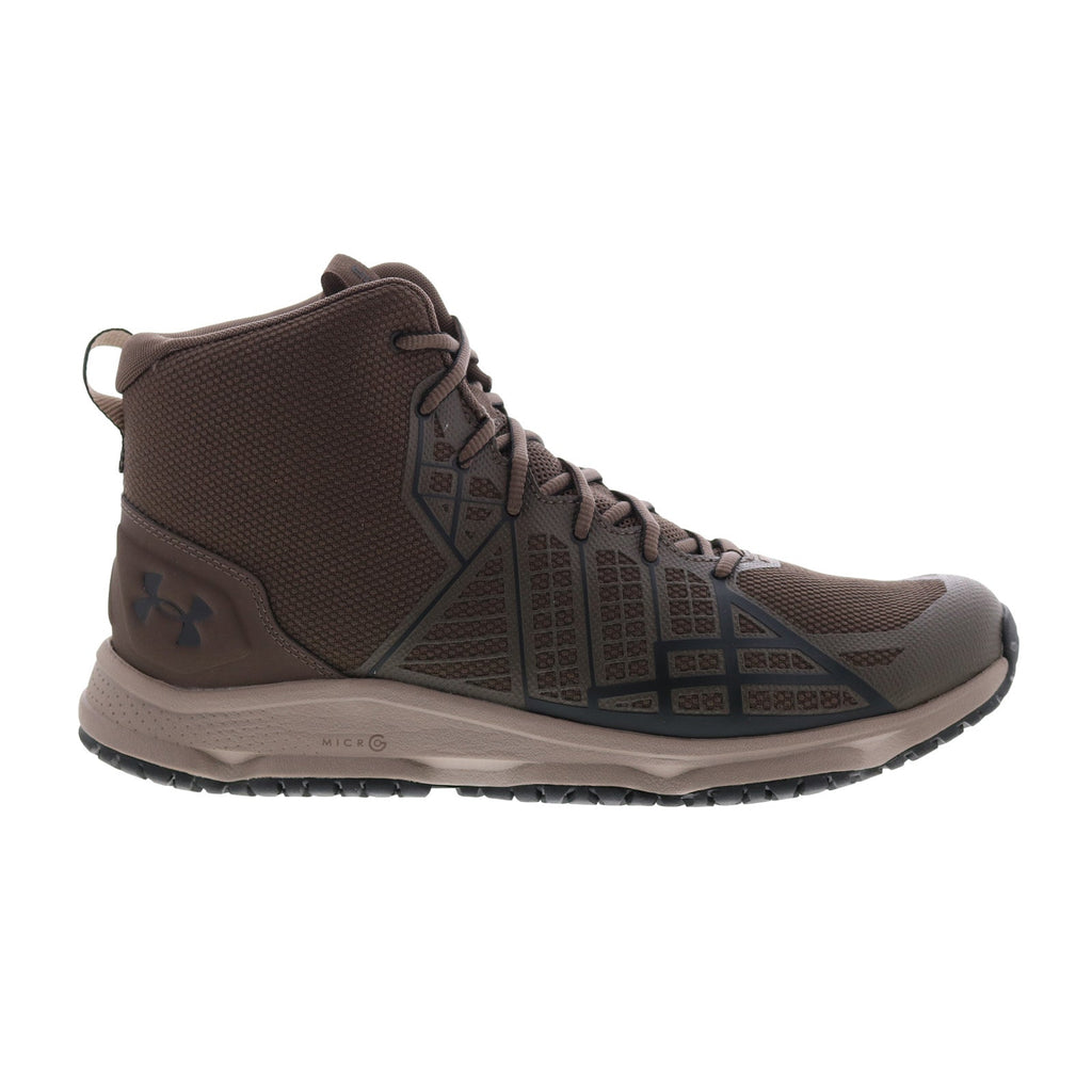 Under Armour MG Strikefast Mid Mens Brown Canvas Athletic Tactical Sho ...