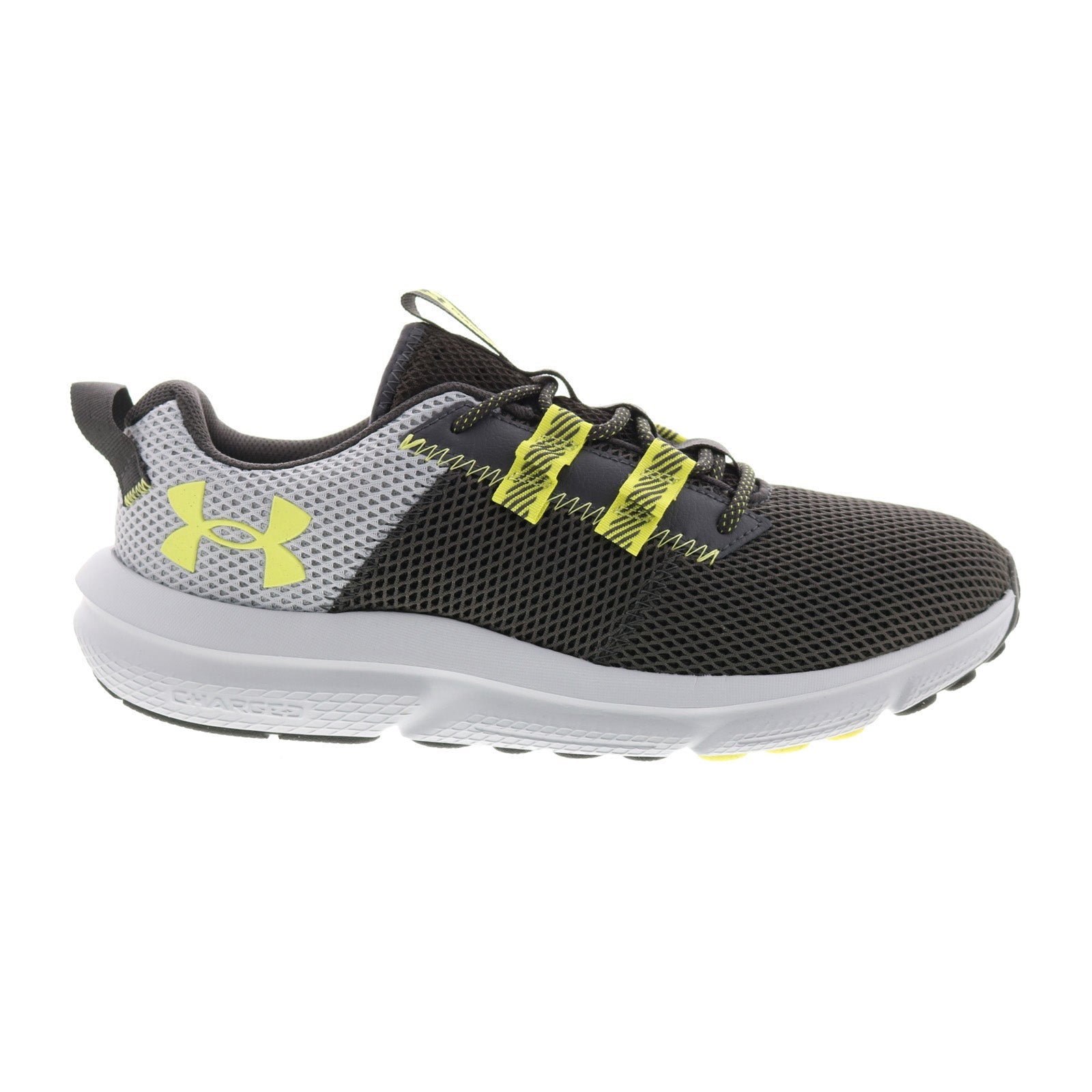 Under Armour Charged Assert 5050 Mens Gray Canvas Athletic Running Sho -  Ruze Shoes