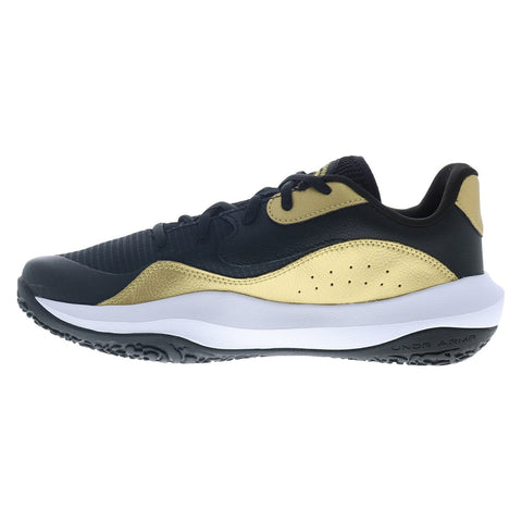 Under Armour Lockdown 7 Low 3027646-001 Mens Black Athletic Basketball Shoes