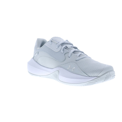 Under Armour Lockdown 7 Low 3027646-101 Mens Gray Athletic Basketball Shoes