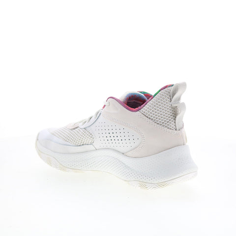 Under Armour Curry 3Z 24 Suede Mens Beige Canvas Athletic Basketball Shoes