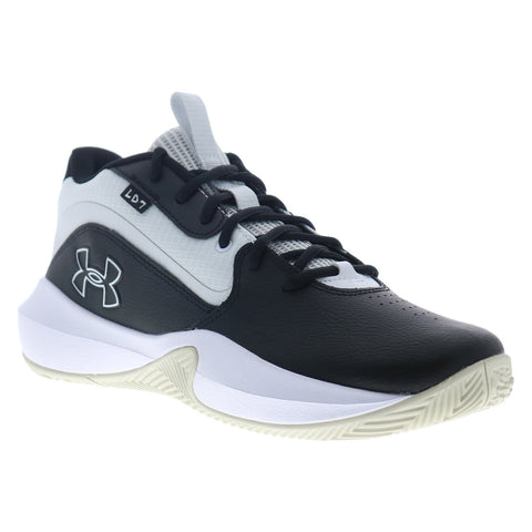 Under Armour Lockdown 7 3028512-002 Mens Black Athletic Basketball Shoes