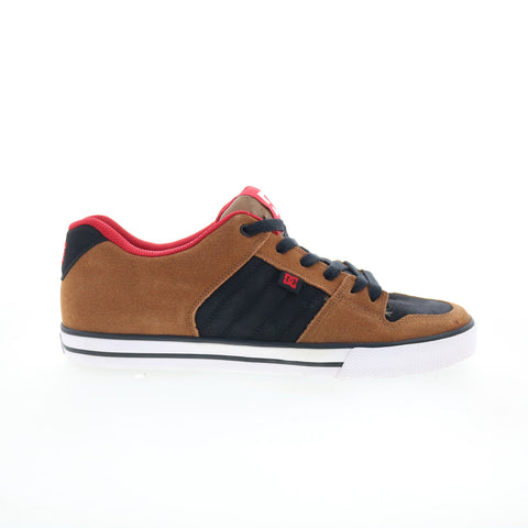 DC Course 302880 Mens Brown Suede Lace Up Skate Inspired Sneakers Shoes