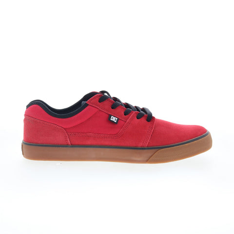 DC Tonik S 302890 Mens Red Suede Lace Up Skate Inspired Sneakers Shoes