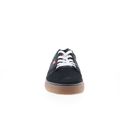 DC Tonik 302905 Mens Black Suede Lace Up Skate Inspired Sneakers Shoes