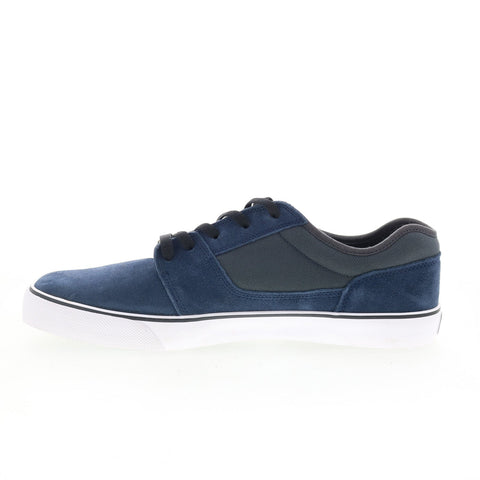 DC Tonik 302905 Mens Blue Suede Lace Up Skate Inspired Sneakers Shoes