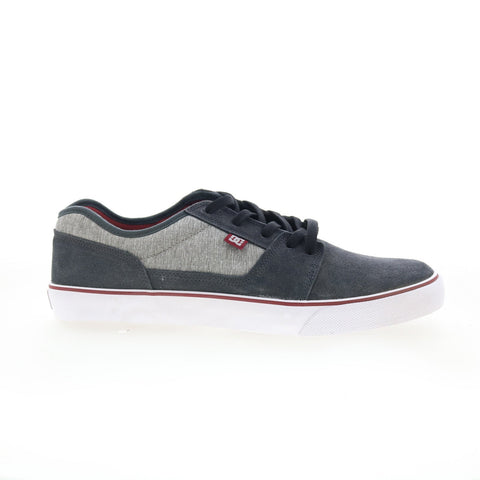 DC Tonik 302905 Mens Gray Suede Lace Up Skate Inspired Sneakers Shoes