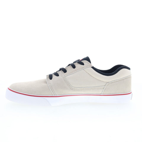 DC Tonik 302905 Mens Beige Suede Lace Up Skate Inspired Sneakers Shoes
