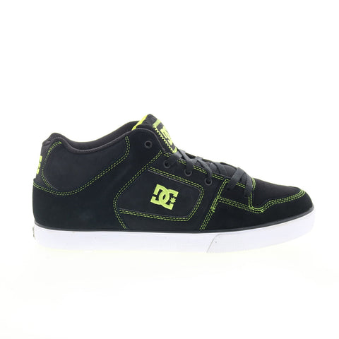DC Radar Slim 302925-KSL Mens Black Canvas Skate Inspired Sneakers Shoes